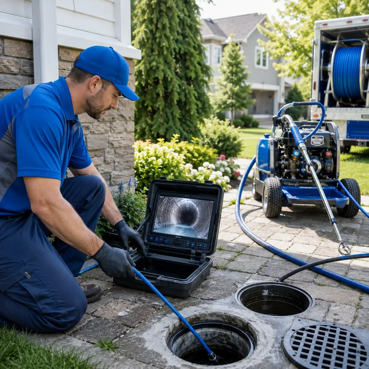 Outdoor drain cleaning professionals serving Essex, VT